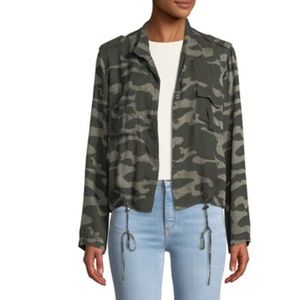 Rails Rowen Camo Jacket Sz Medium Forest Green